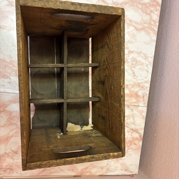 Antique Kist Soda Wooden Crate Advertising Storage 14x12x9.5 Inch - Picture 4 of 8